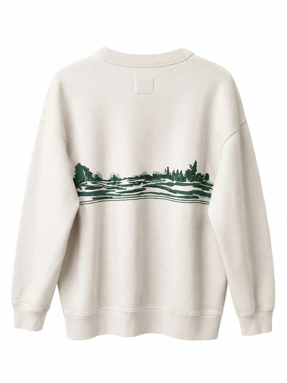 Abercrombie & Fitch Soft A&F Golf Embroidered Graphic Crewneck Sweatshirt